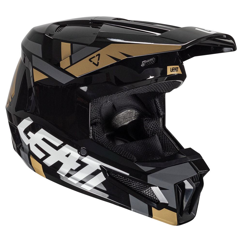 Leatt 2025 Motocross Helmet V25 2.5 Black
