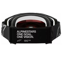 Alpinestars 2025 Goggles Vision 8 Corp Black Mirror Red