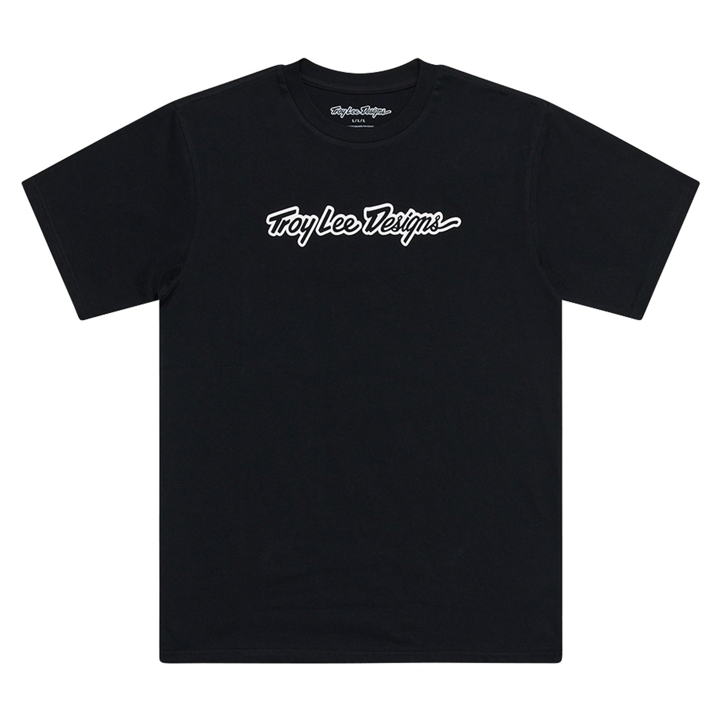 Troy Lee Designs Spring 2025 MX Signature Youth Casual T-Shirt Black