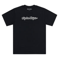 Troy Lee Designs Spring 2025 MX Signature Youth Casual T-Shirt Black