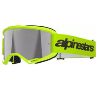 Alpinestars 2025 Goggles Vision 3 Wordmark Yellow Mirror Silver