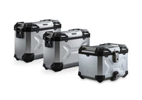 SW-Motech TRAX ADV Full Luggage System Silver Kit Stainless Steel Type Rails For BMW F 750 GS ABS Edition 40 Years 2021