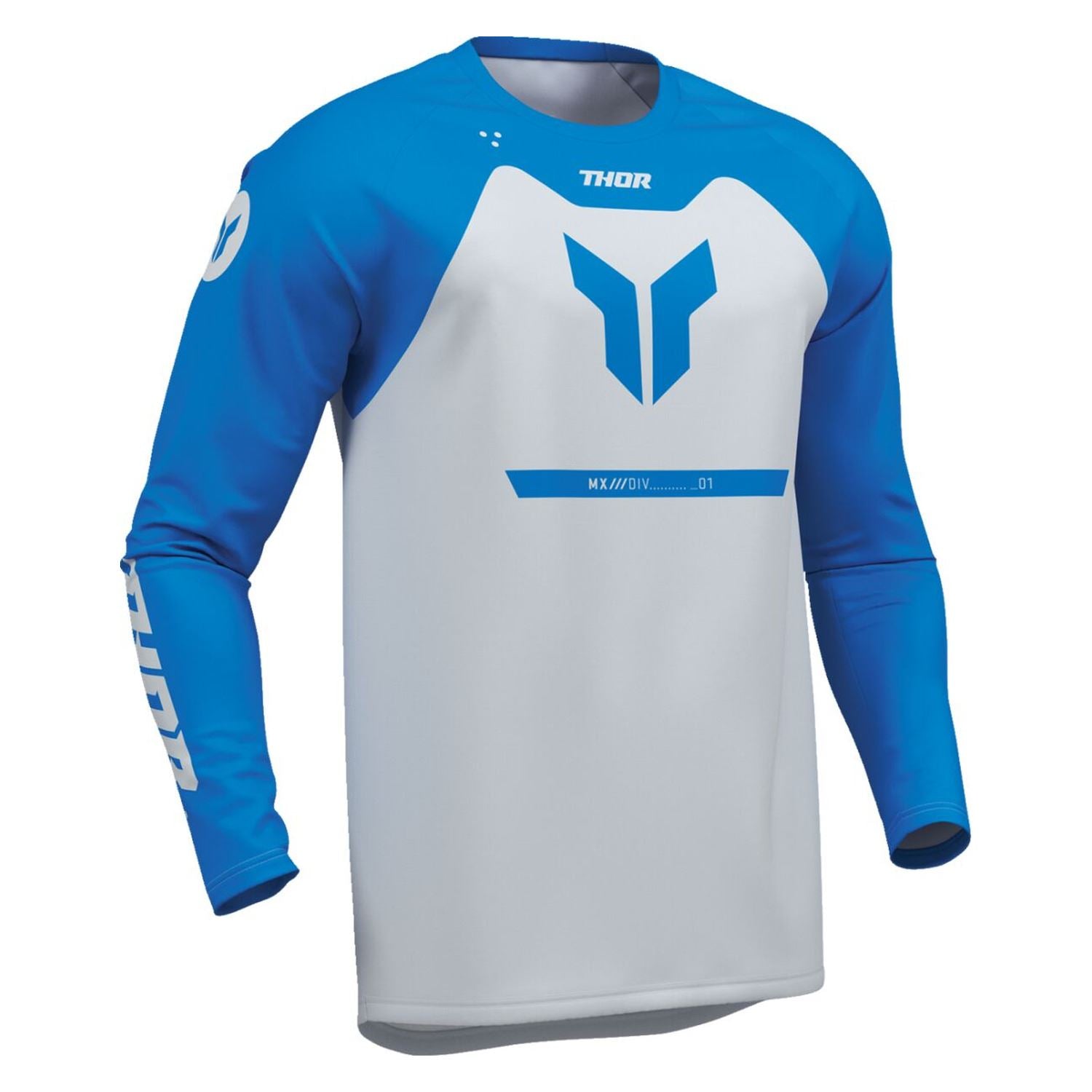 Thor 2026 Youth Ridemode Menace Blue MX Jersey