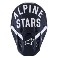 Alpinestars 2026 SM7 Dasher Motocross Helmet Black White Matt