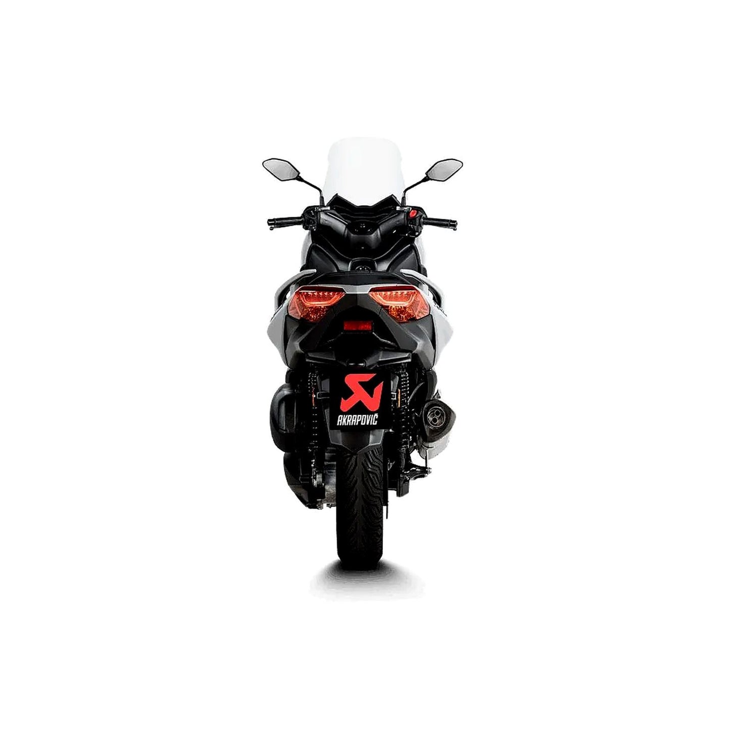 Akrapovic Stainless Steel Line Slip On Silencer For Yamaha CZD 300 A X-Max Tech Max 2021-2022