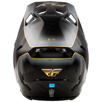 Fly Racing 2025 Formula CC Underglow Motocross Helmet Black Grey Gold