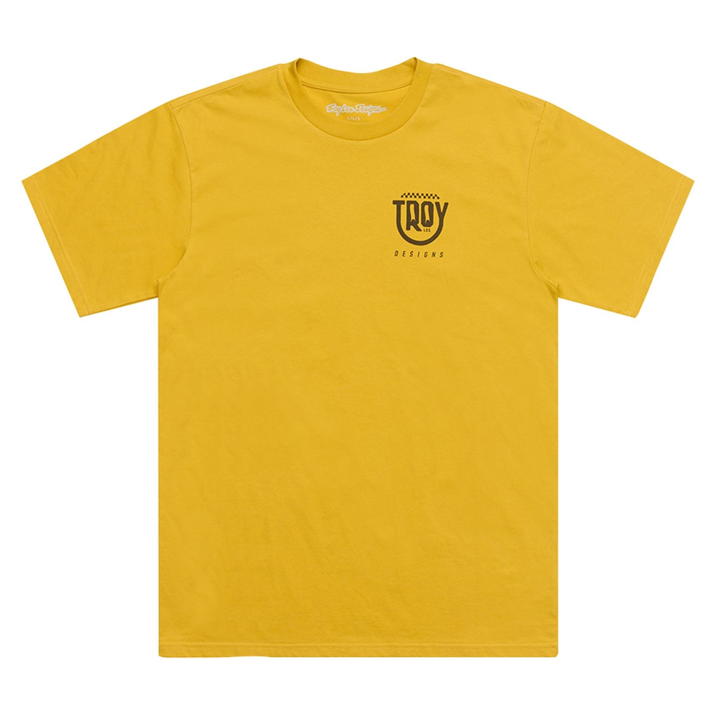Troy Lee Designs Spring 2025 MX Smiley Casual T-Shirt Gold