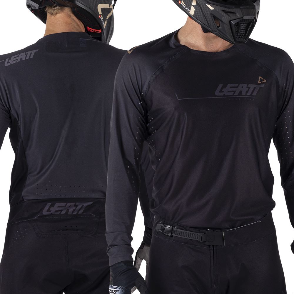 Leatt 2026 Motocross Jersey 5.5 Ultraweld Black