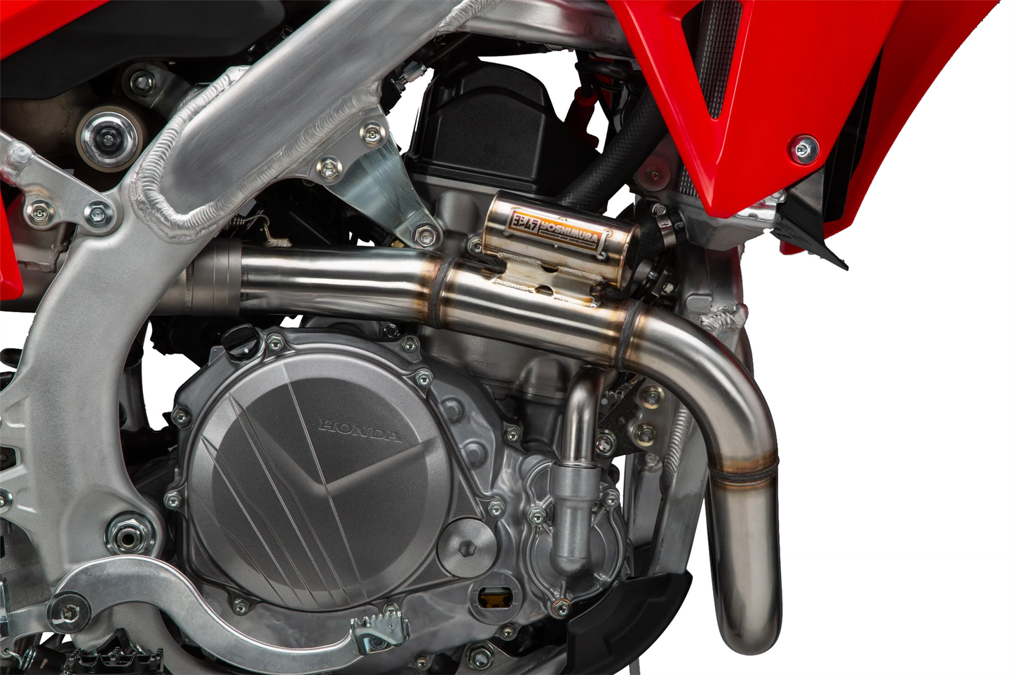 Yoshimura RS-12 Full Exhaust System Stainless Steel Aluminium Carbon Cap For Honda CRF 450R 2021-2024