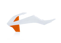 Acerbis Radiator Rad Scoops White 2 Orange For KTM SX 65 2016-2023