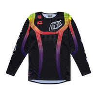 Troy Lee 2026 Motocross Jersey SE Pro Stripes Jersey Black Multicolour