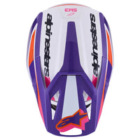 Alpinestars 2026 SM3 Heat Motocross Helmet White Purple Pink