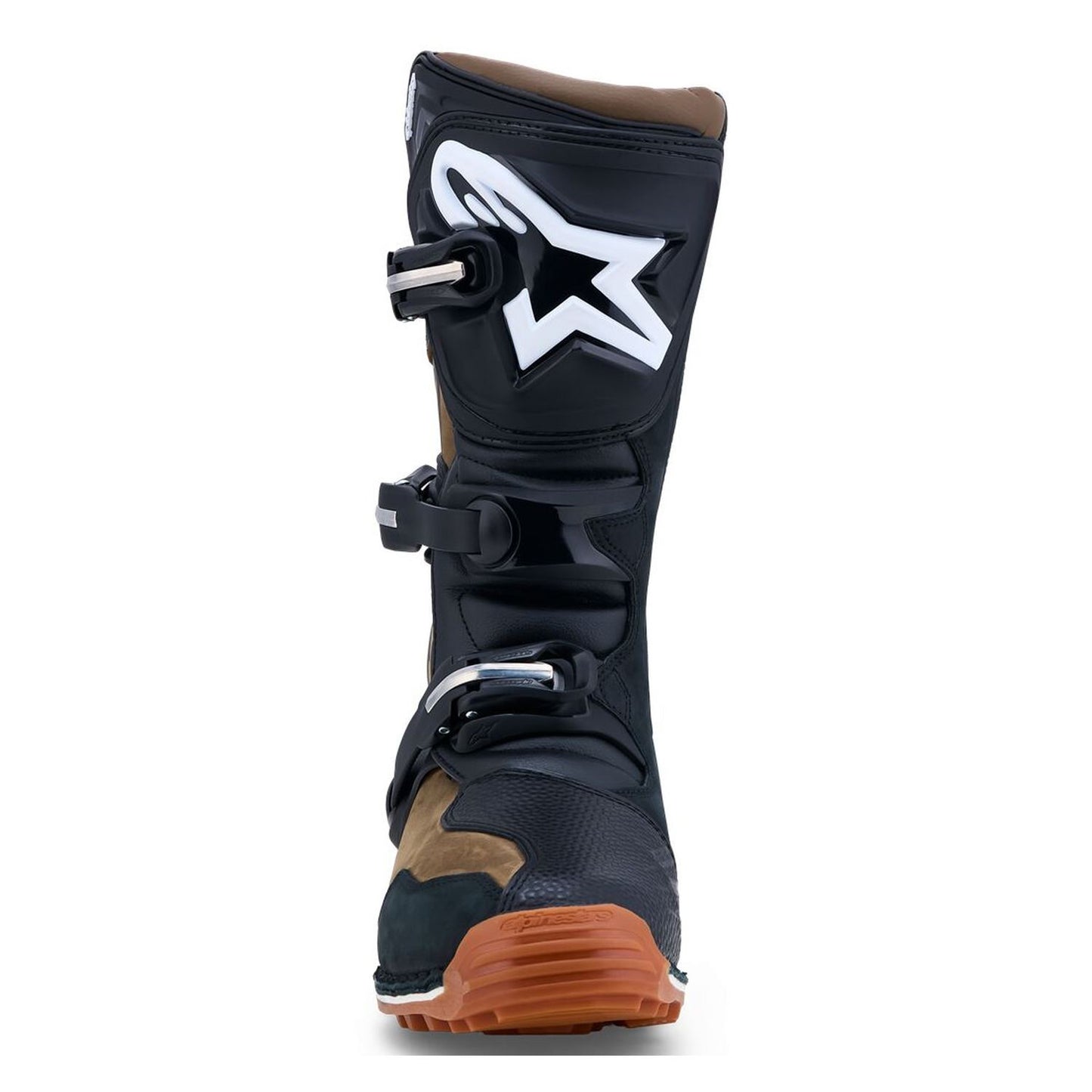 Alpinestars 2027 Tech-T Trials Boots Brown Black Gum