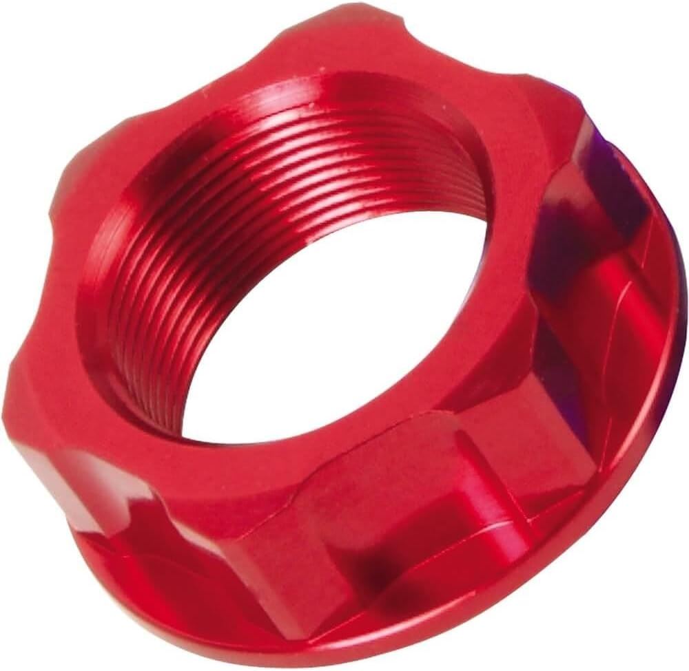 Zeta Racing Steering Stem Nut Red For Honda CR CRF CRM XR