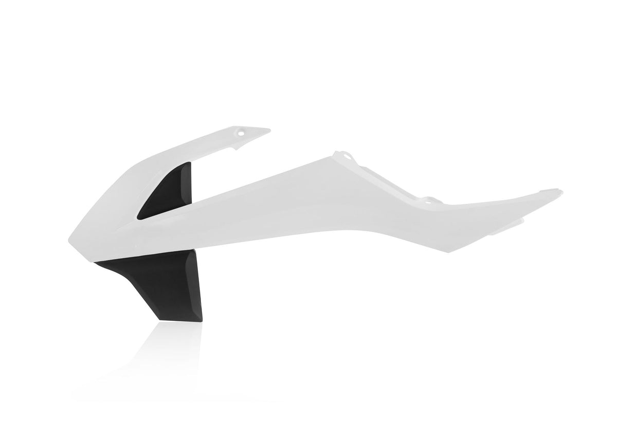 Acerbis Radiator Rad Scoops White Black 0021814.237