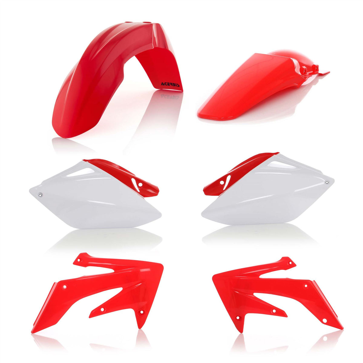 Acerbis Plastic Kit Standard Red Blue For HONDA CRF 250 R 2006-2009