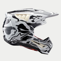 Alpinestars 2026 Supertech SM5 Mineral Cool Grey Dark Grey  Motocross Helmet