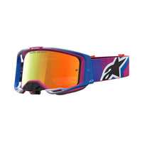 Alpinestars 2027 Vision 8 Maven MX Goggles Fire Red Black Mirror Red