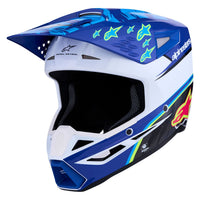 Alpinestars 2027 S-M3 Falcon MX Helmet Blue White Black Pink