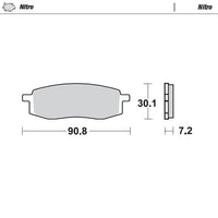 Moto-Master Nitro Sintered Brake Pads
