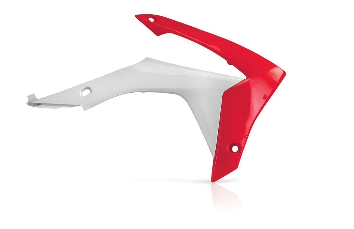 Acerbis Radiator Rad Scoops Red White For HONDA CRF 450 R 2013-2016