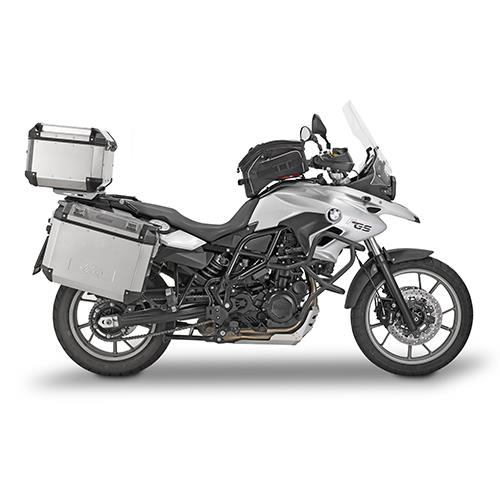 Kappa Bike Luggage K’FORCE MONOKEY Panniers Kit Silver For BMW F 800 GS 2008-2018