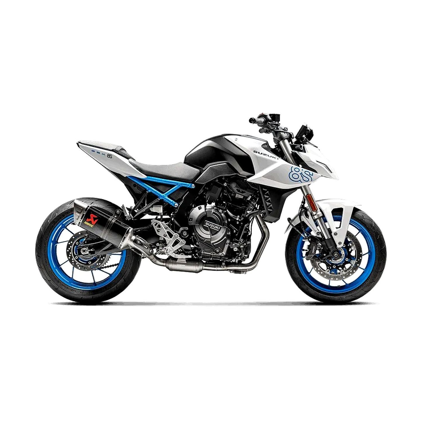 Akrapovic Carbon Fiber Racing Line Full Exhaust System For Suzuki GSX-8S 800 ABS 2023-2026