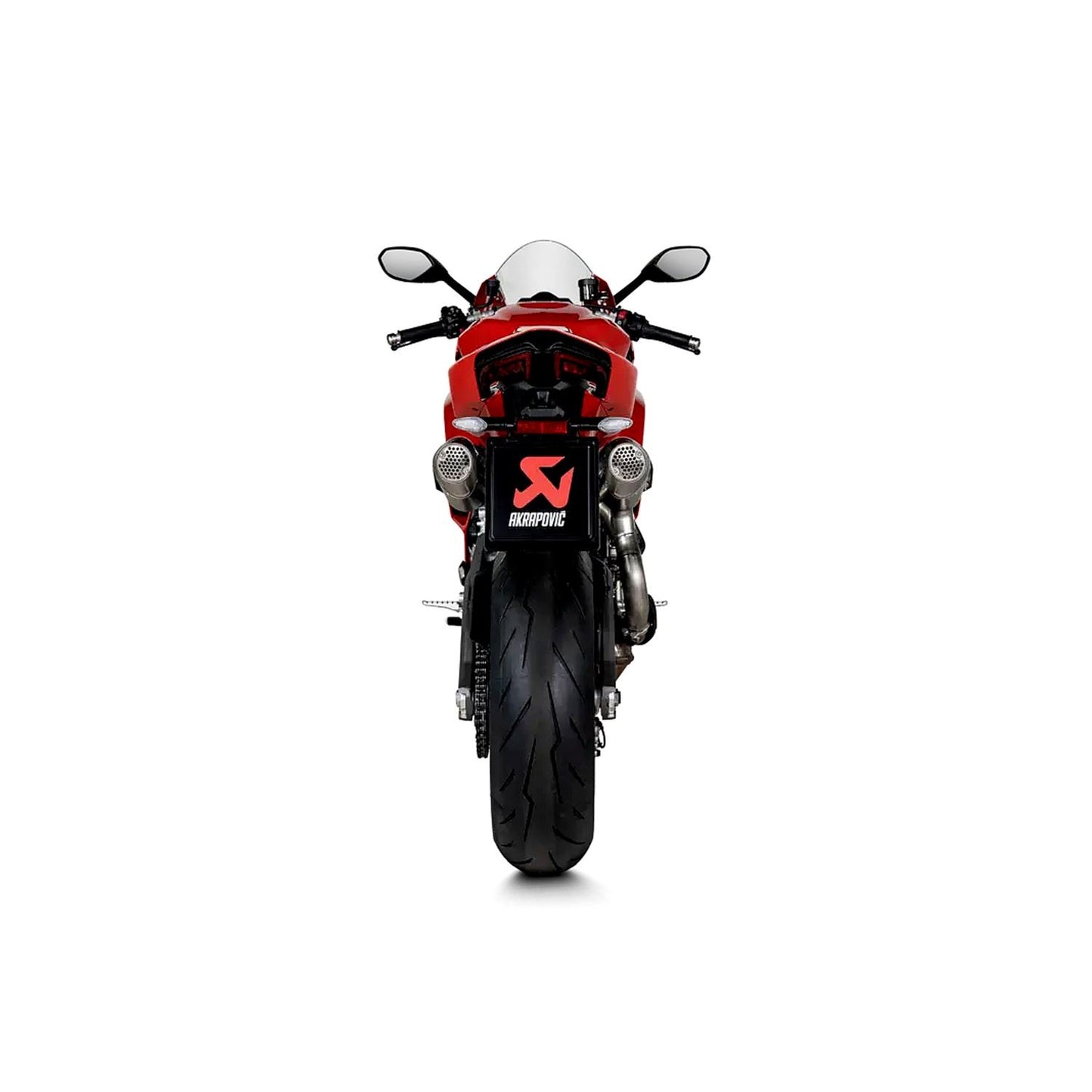 Akrapovic Titanium Line Slip On Silencer For Ducati STREETFIGHTER V2 890 S ABS 2025-2026