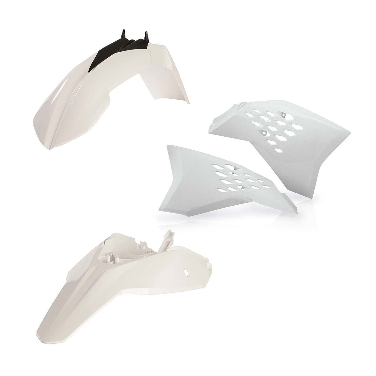 Acerbis Plastic Kit White For KTM SX 65 2012-2015