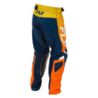 Fly Racing 2026 Motocross Pants Kinetic Mutant Youth  Navy Orange