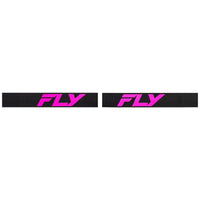 Fly Racing 2025 Focus Motocross Goggles Black Pink with Clear Lens