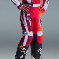 Alpinestars 2026 Youth Fluid Portl Motocross Pants Red Grey