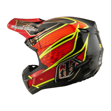 Troy Lee Designs Spring 2026 MX SE5 Carbon Wings Helmets Red