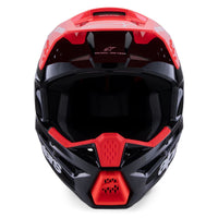 Alpinestars 2026 SM3 Radium Motocross Helmet Black Red Flo White