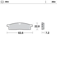 Moto-Master Nitro Sintered Brake Pads