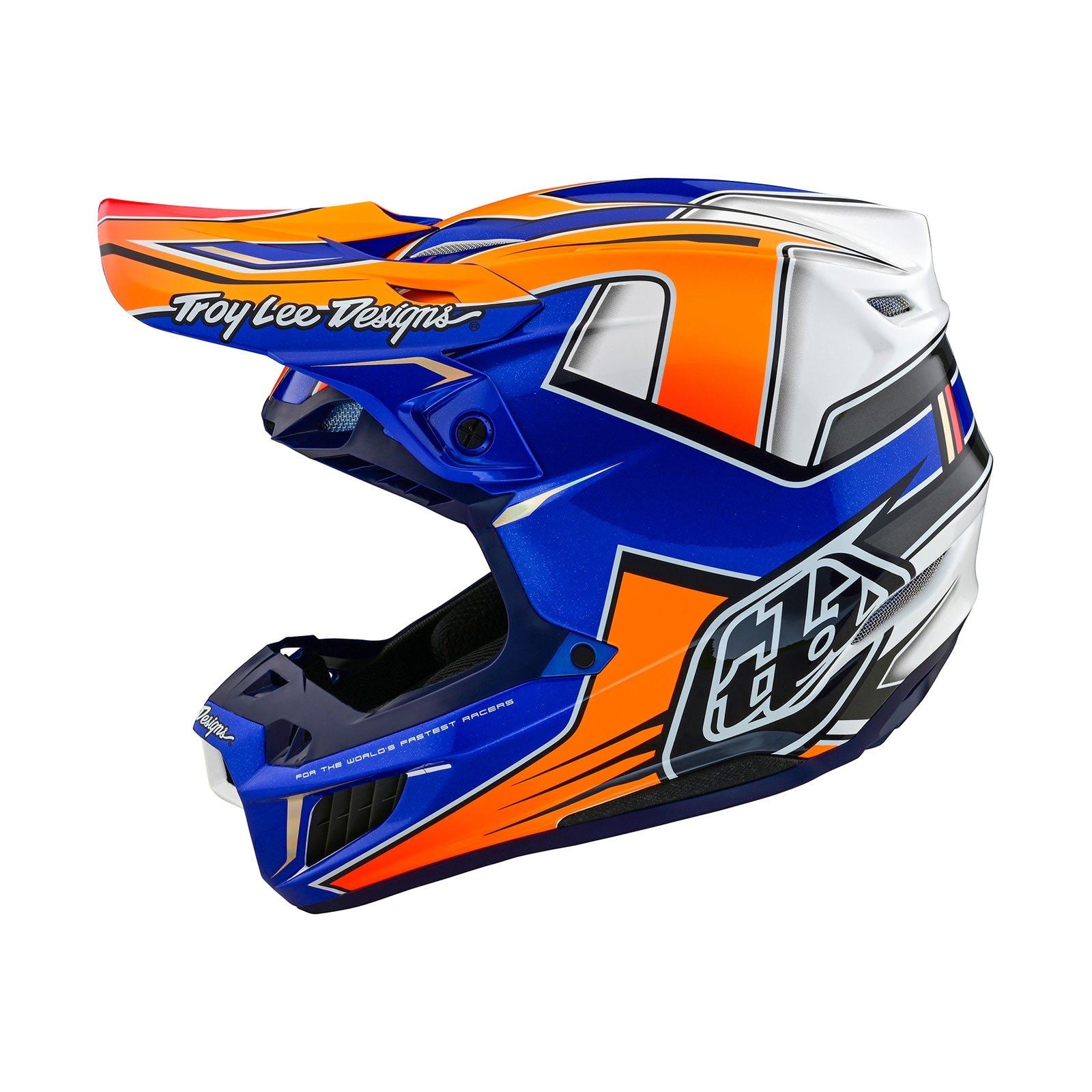 Troy Lee Designs 2025 SE5 Composite Efix Blue Helmets