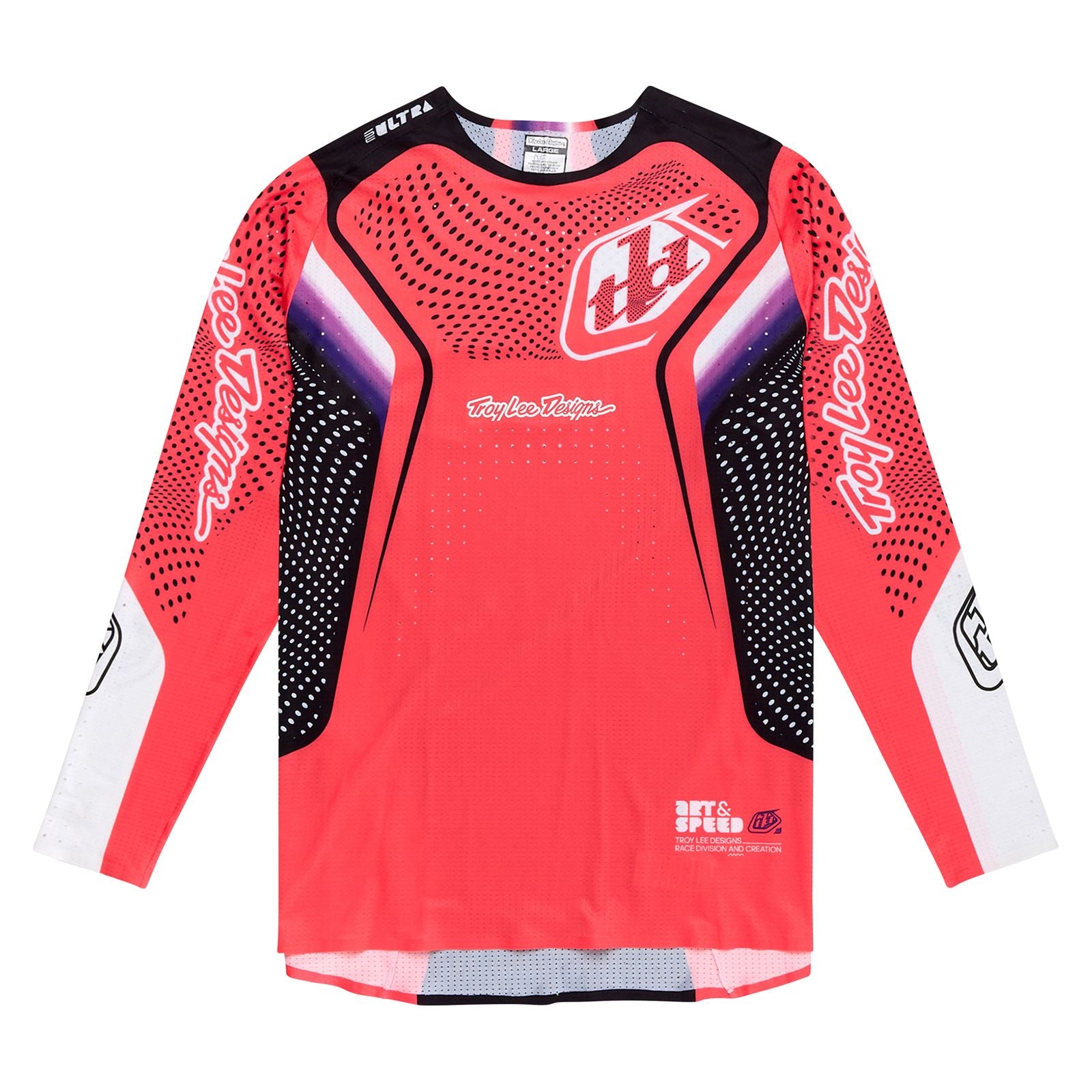 Troy Lee Designs Spring 2025 MX Jersey SE ULTRA Optic Jersey Infra Red