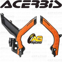 Acerbis X-Grip Frame Protector Guards Black Orange For KTM XC 300 TPI 2020-2022