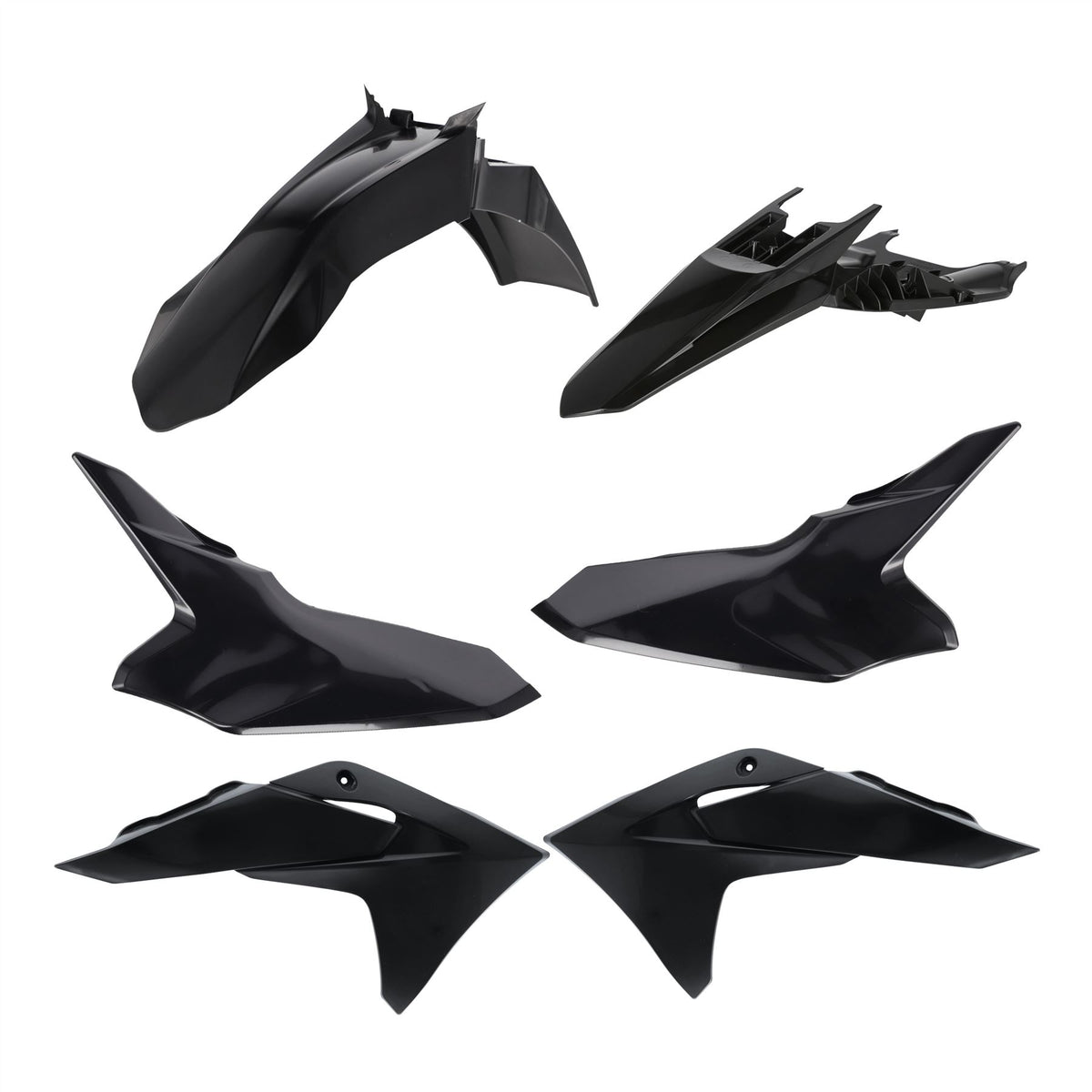 Acerbis Plastic Kit Black For Gas Gas MC-E 5 2025-2026