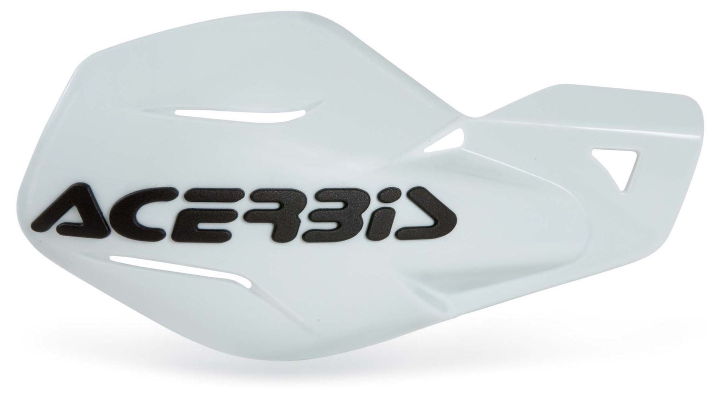 Acerbis Uniko MX Handguards Pair + Kit For White Black Honda CRE 500 1995 - 2000