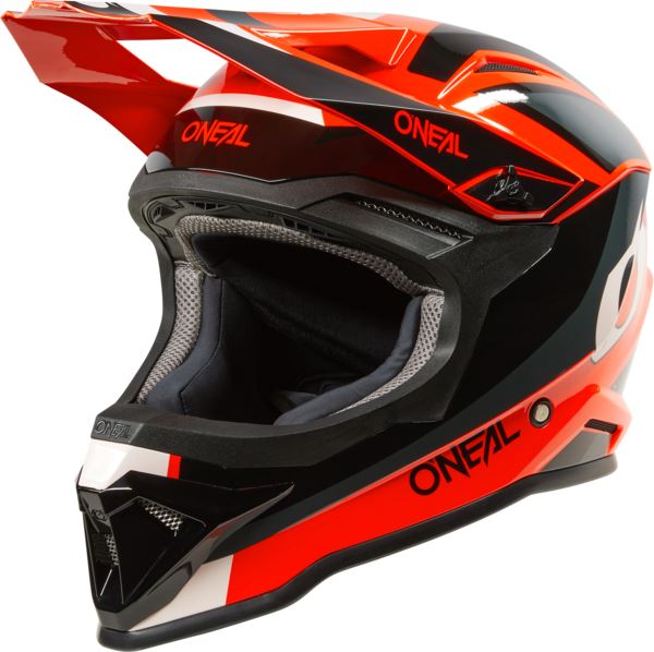 O'Neal 2024 Motocross Helmet 1SRS Youth Stream V.24 Black Red