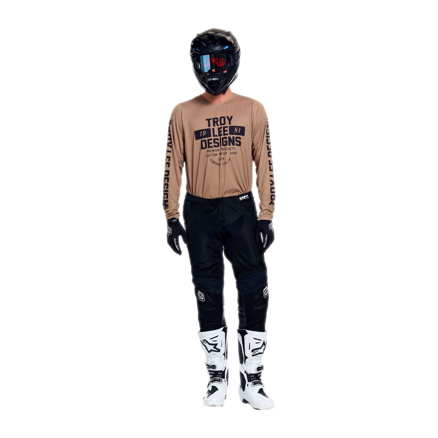 Troy Lee Designs Spring 2026 GP Pro Air Seal MX Combo Kit Sienna Black