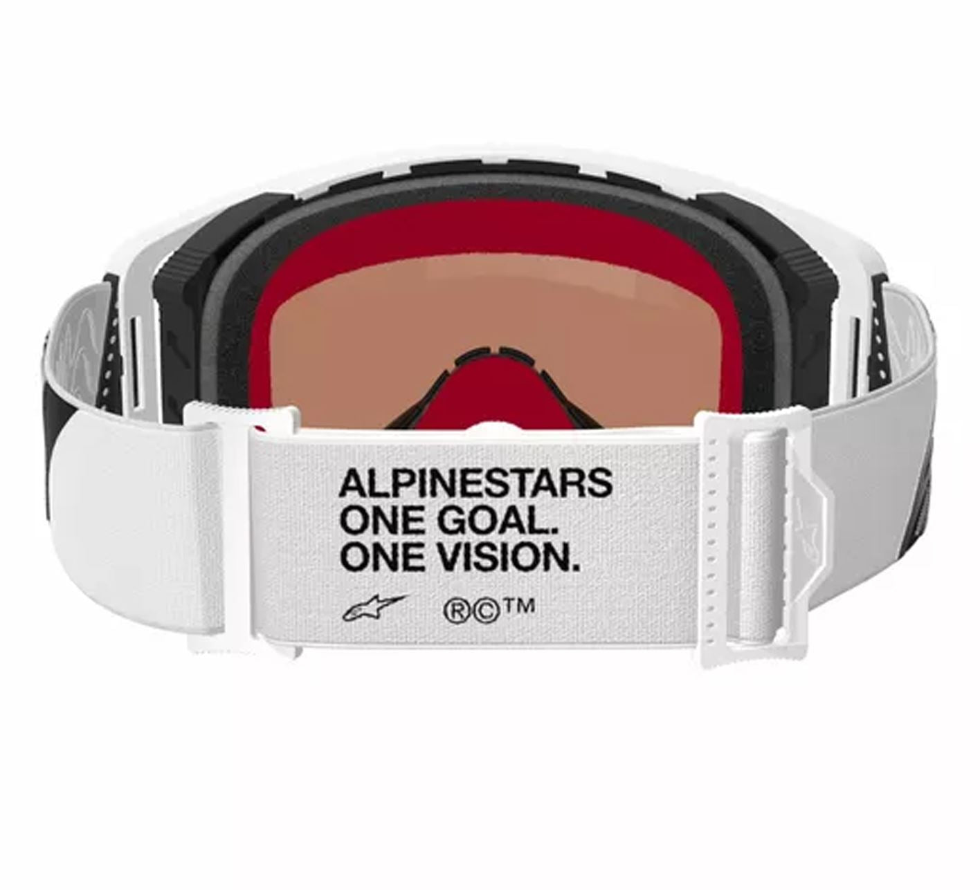 Alpinestars 2025 Goggles Supertech Corp Absolute Vision White Mirror Silver