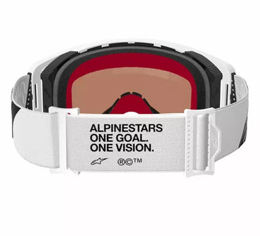 Alpinestars 2025 Goggles Supertech Corp Absolute Vision White Mirror Silver