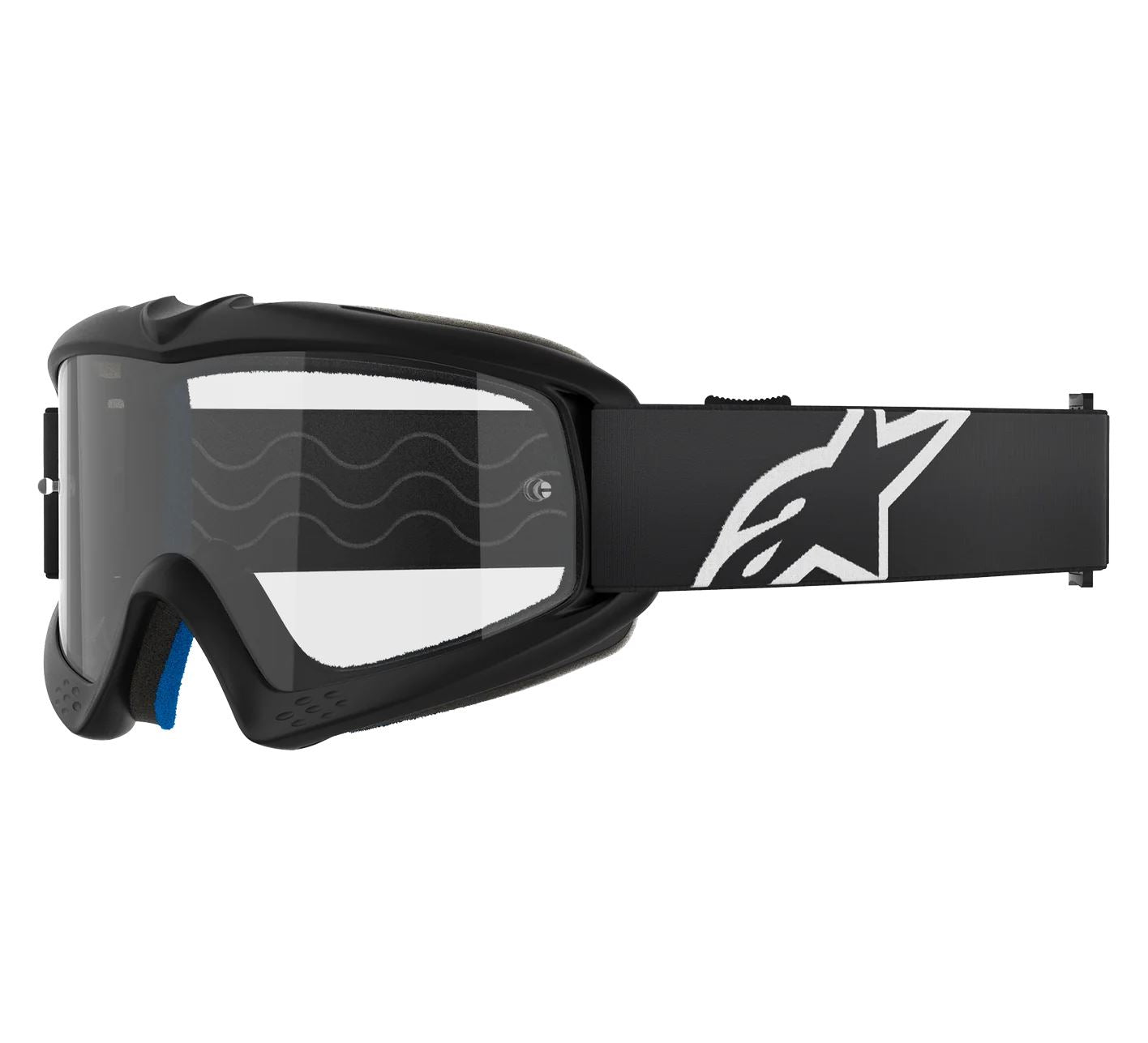 Alpinestars 2025 Goggles Youth Vision Corp Black Clear