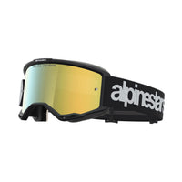 Alpinestars 2027 Vision 5 Hone MX Goggles Black White Mirror Gold