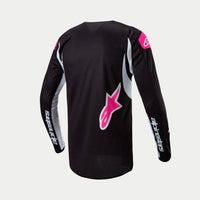 Alpinestars 2024 Stella Fluid Womens Motocross Jersey Black White CLEARANCE