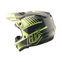 Troy Lee 2026 Motocross Helmet GP PRO Segment Glo Yellow Black
