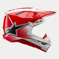 Alpinestars 2024 Supertech SM10 Unite Red White Motocross Helmet