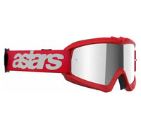 Alpinestars 2025 Goggles Youth Vision Blaze Red Mirror Silver